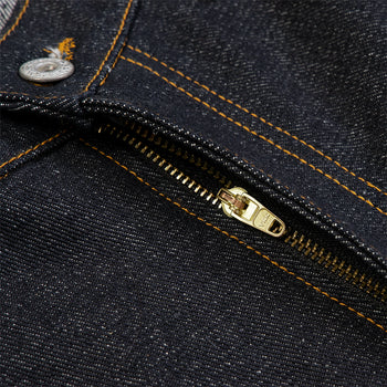 Money Alter - Forma Wide Raw Denim - Dusky Indigo