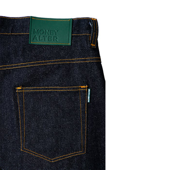 Money Alter - Forma Wide Raw Denim - Dusky Indigo