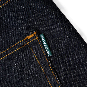 Money Alter - Forma Wide Raw Denim - Dusky Indigo