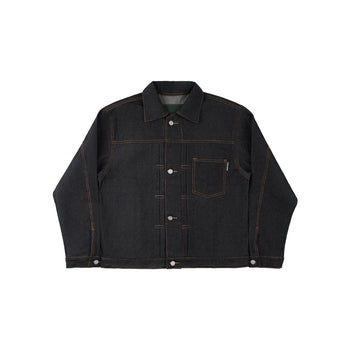 Money Alter - Type 1 Raw Denim Jacket - Dusky Indigo