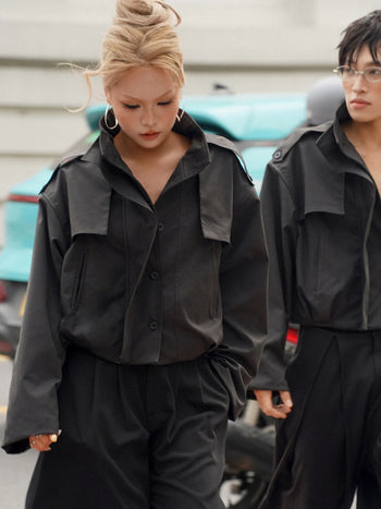 Melancholy - Astra Veil Jacket - Black