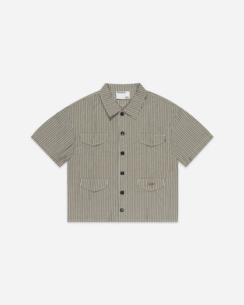 Hdpc - Raw Hem Production Shirt - Brown