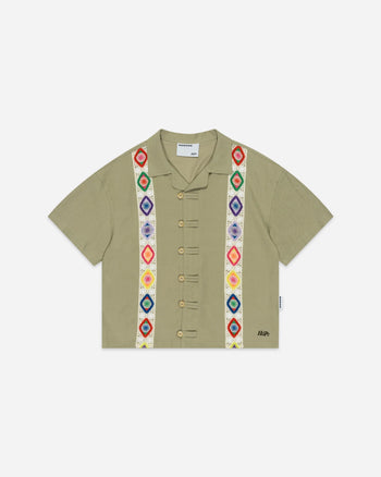 Hdpc - Fancy Ribbon Shirt - Sage