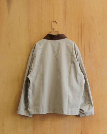 Vavues Collared Corduroy Coach Jacket