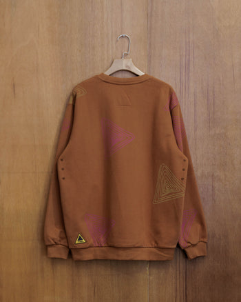 FTMD. Topo Logo Sweater - Brown