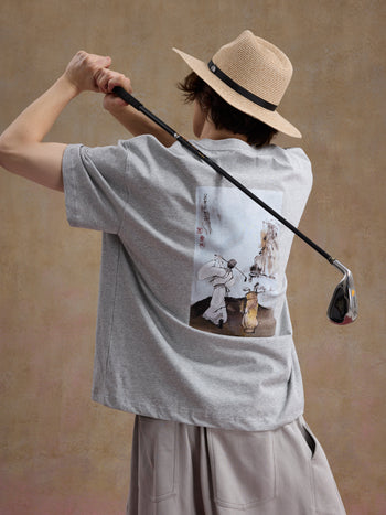 Unlimited Mote - Li Bai Golf S/S Tee - Grey