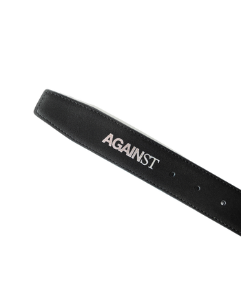 Against Lab - A Logo Leather Belt