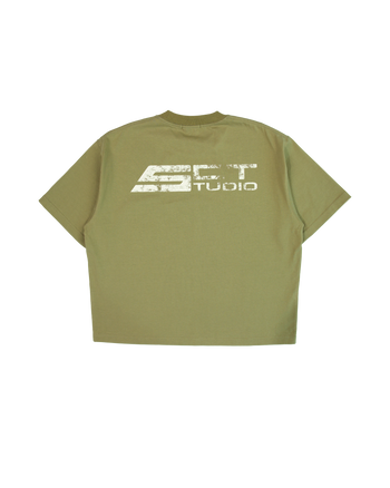 Society SS25 Boxy Tee - Olive