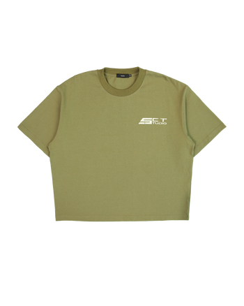Society SS25 Boxy Tee - Olive