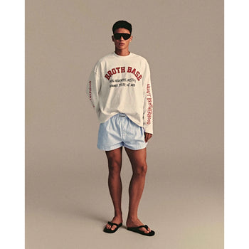 ABBBrand - Broth Base Island L/S Boxy Tee - Black