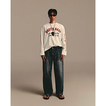 ABBBrand - Broth Base Island L/S Boxy Tee - Black
