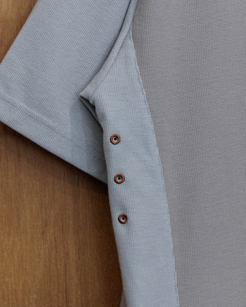 FTMD. Panel Waffle Tee - Grey