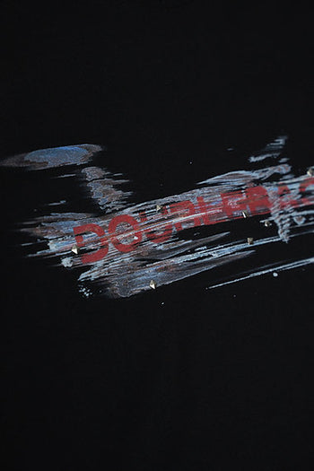 Double Back - Car Paint Scratch T-Shirt Oversized - Black