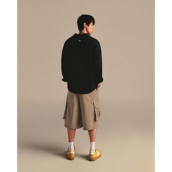 ABBBrand - Cargo Short Pants Baggy Short - Beige