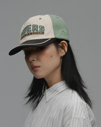 Goers Studio - Brothers & Sisters 6-Panel Snapback Cap - Matcha Green