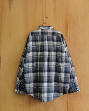 Vavues Pocket Plaid Shirt