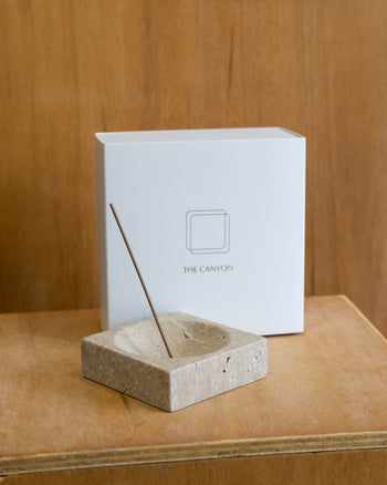 Travertine Incense Burner - HYANG