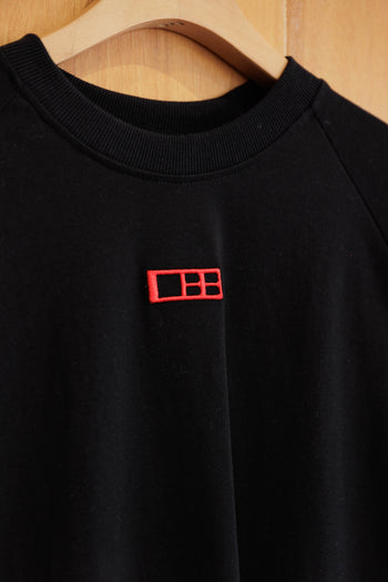 Double Back x TNT - Dragon Sacle T-Shirt Oversized - Black