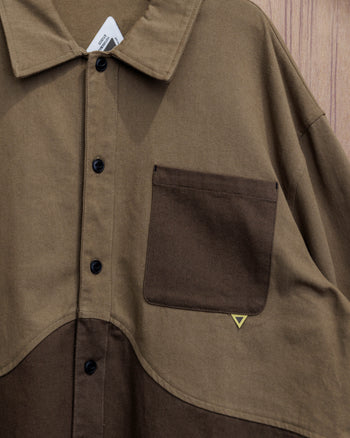 FTMD. Wavy Heavy Shirt - Brown