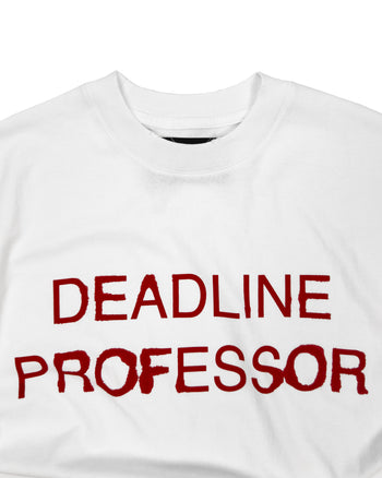 KMC - DEADLINE PROFESSOR Tee - White