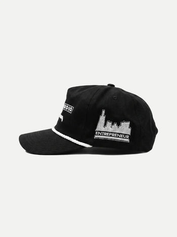 Goers Studio - Thief 5-Panel Snapback Cap - Black