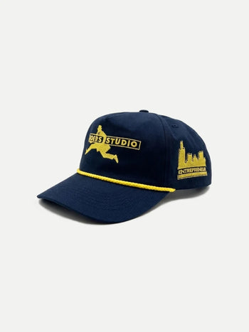 Goers Studio - Thief 5-Panel Snapback Cap - Navy