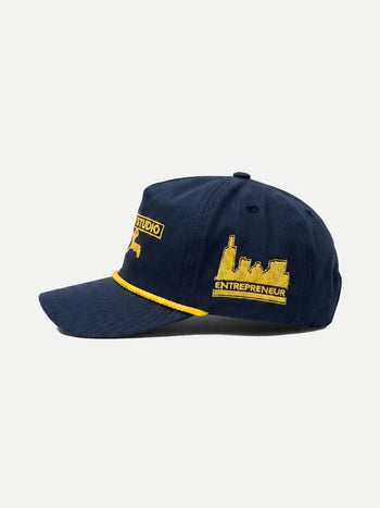 Goers Studio - Thief 5-Panel Snapback Cap - Navy