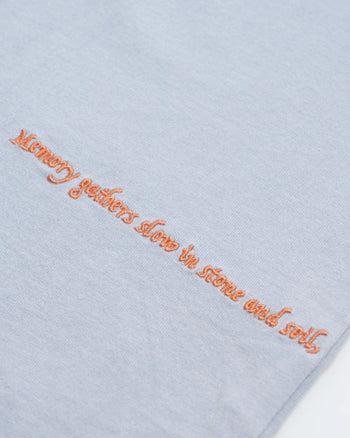 FTMD. Non-Liner Time Tee - Ice Blue