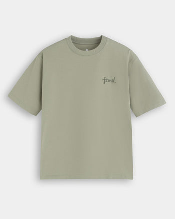 FTMD. Earth Heavyweight Tee - Ash Green