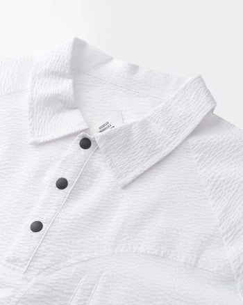 FTMD. Raglan Easy Overshirt -White