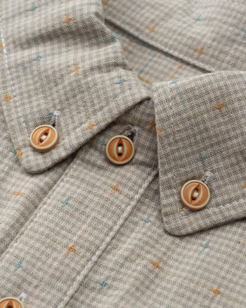 FTMD. Reverie Shirt - Khaki Plaid