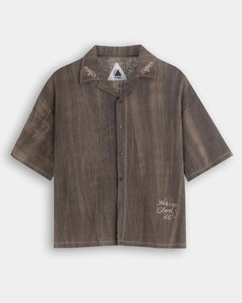 FTMD. Relaxed Earthy Shirt - Brown