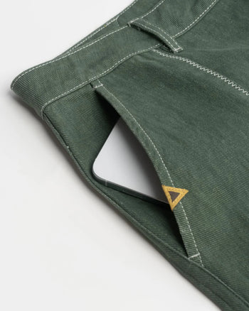 FTMD - Solar Denim Trooper Pants - Green