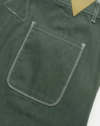 FTMD - Solar Denim Trooper Pants - Green
