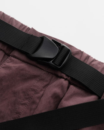 FTMD. Drawstring Pocket Over Pants - Ash Maroon