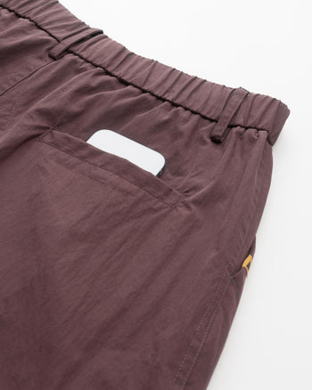 FTMD. Drawstring Pocket Over Pants - Ash Maroon