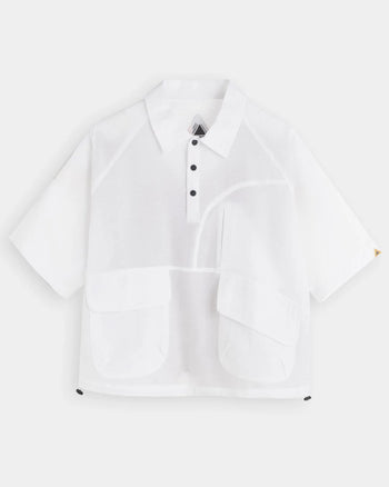 FTMD. Raglan Easy Overshirt -White