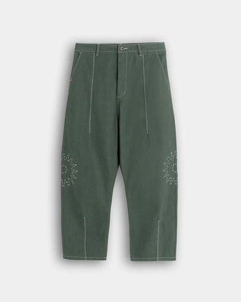 FTMD - Solar Denim Trooper Pants - Green