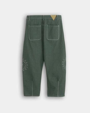 FTMD - Solar Denim Trooper Pants - Green
