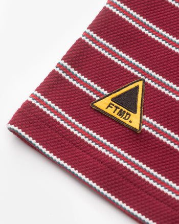 FTMD. Textured Striped Tee - Red