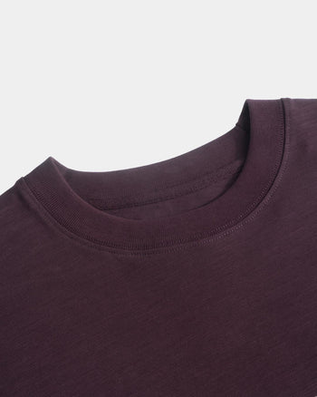 FTMD. Mind Over Noise Slub Tee - Dark Purple