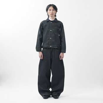 Money Alter - Type 1 Raw Denim Jacket - Dusky Indigo