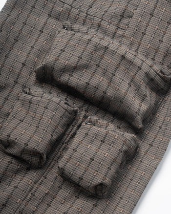 FTMD. Cargo Over Pants - Grey Plaid