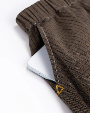 FTMD. Drawstring Pocket Skirt - Brown