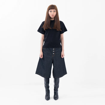 Money Alter - Baggy Raw Denim Jorts