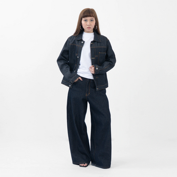 Money Alter - Type 1 Raw Denim Jacket - Dusky Indigo