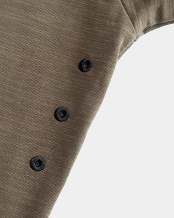 FTMD. Mind Over Noise Slub Tee - Olive Brown
