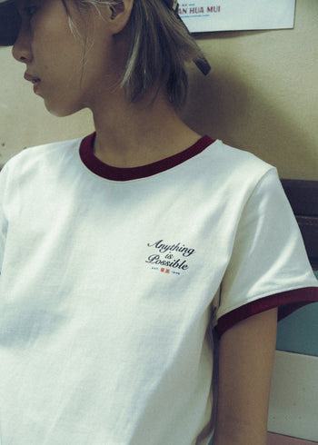 Anything JB - 80th Anniversary HuaMui Ringer Baby Tee