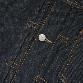 Money Alter - Type 1 Raw Denim Jacket - Dusky Indigo