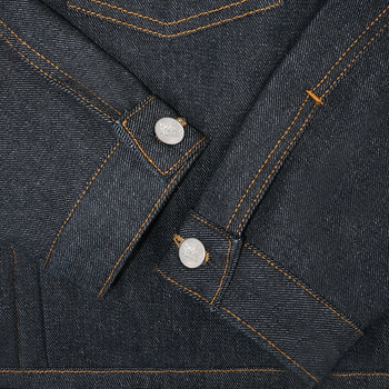 Money Alter - Type 1 Raw Denim Jacket - Dusky Indigo